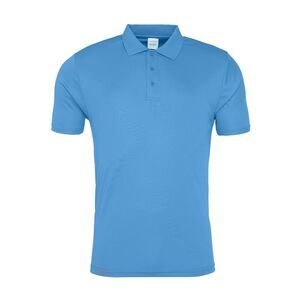 AWDis Cool Unisex Adult Cool Smooth Polo Shirt / Sapphire Blue